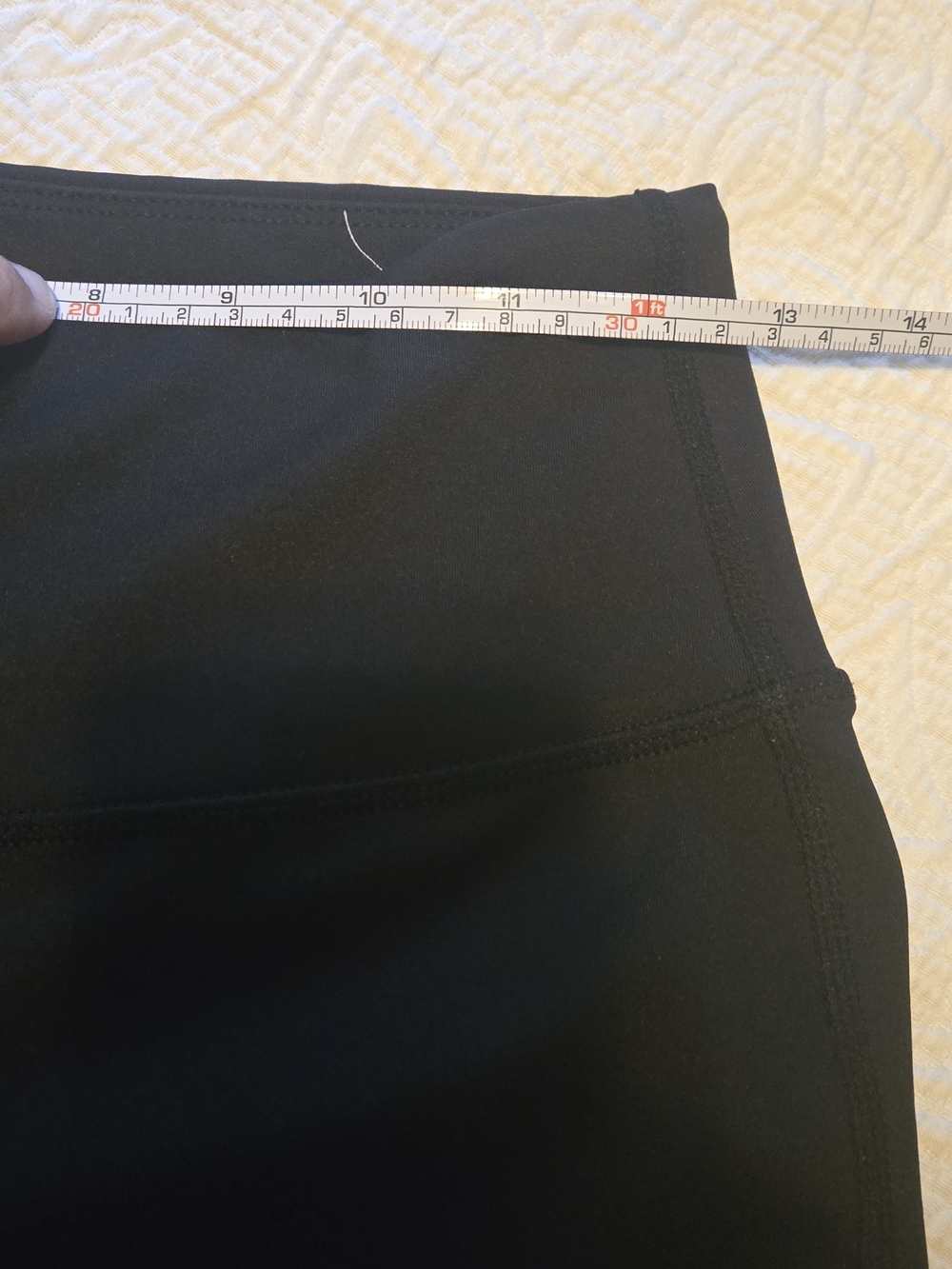 High-Waist Black Flare Leggings - Sleek Everyday Leggings - Picture 7 of 9